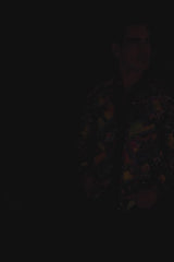 Barabas Men's Panther Tiger Rhinestones Long Sleeve Shirts 6SPR03 