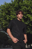BARABAS Men's Basic Solid Color Crew-neck T-shirts ST933 Natural 