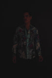 Barabas Wholesale® Men's Designer Rhinestone Long Sleeve Shirt Shirts 6SPR02 Blue