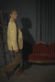 Barabas Men's Matte Notch Lapel Casual Blazer 5BL11 Gold