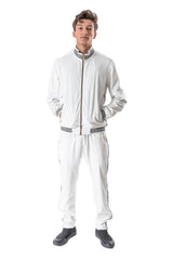 Barabas Wholesale Men's Casual Street Luxury Loungewear JJ900 White
