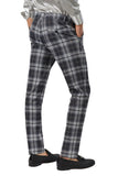 Barabas Men's Checkered Plaid Basic Chino Dress Pants 2CP191 Grey Black