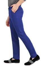 Barabas Men's Solid Color Basic Essential Chino Dress Pants 2CP196 Royal Blue