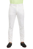 Barabas Men's Premium Plain Solid Color Chino Dress Pants 2CP3080 White