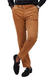 Barabas Men's Premium Corduroy Velvet solid color  chino pants 2CPV1 Camel