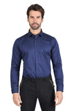 BARABAS men's solid tailor wear button down dress shirt 2DPS01 Navy