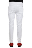 Barabas Men's Straight Fit Premium Solid White Denim Jeans 2JE10SL