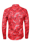 Vassari Men's Printed Multicolor Button down Shirts 2VS126 Red