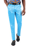 BARABAS Men's Solid Color Plain Shiny Chino Dress Pants 3CP02 neon 