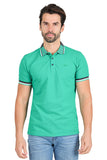 BARABAS Men's Premium Solid Color Short Sleeve Polo shirts 3PP839 Green