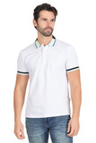 BARABAS Men's Premium Solid Color Short Sleeve Polo shirts 3PP839 White