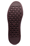 Barabas Men's Premium Leather Low Top Casual Sneaker 3SH21 Burgundy