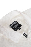 BARABAS Men textured leopard design pattern button down Shirts B310 white