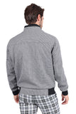 Barabas Men's Zipper Closure Classic Winter Bomber Jacket BH78 Grey