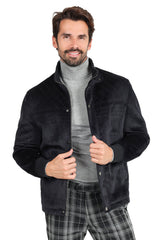 Barabas Men's Full Zipper Closure Classic Winter Bomber Jacket BH79 Black