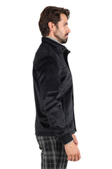 Barabas Men's Full Zipper Closure Classic Winter Bomber Jacket BH79 Black