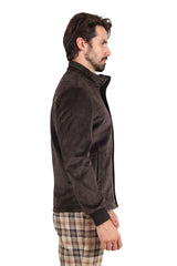 Barabas Men's Full Zipper Closure Classic Winter Bomber Jacket BH79 Coffee