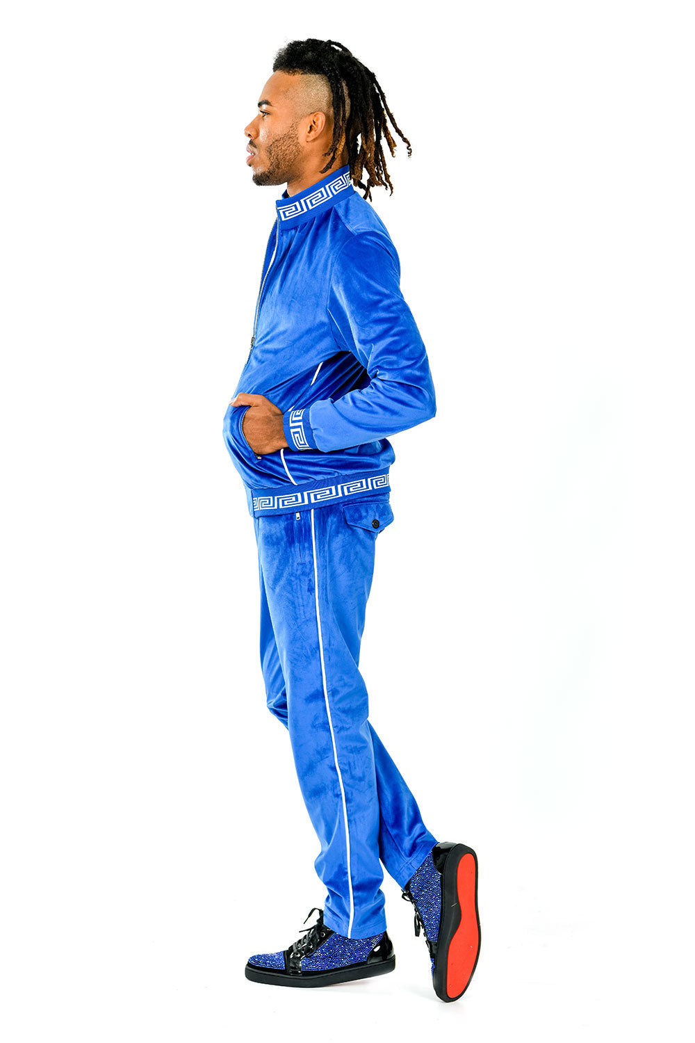 Barabas Men's Casual Street Medusa Greek Pattern Loungewear JJ900