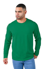 Barabas Wholesale Men's Solid Color Crew Neck Sweatshirts LV127 dark green