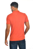 BARABAS Men's solid color Polo shirts with pocket Orange colors PP817