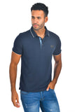 BARABAS Men Navy color 365 logo Polo shirts PP821-1