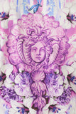 BARABAS Men's Medusa Paisley Floral Short Sleeve Shirt SS19