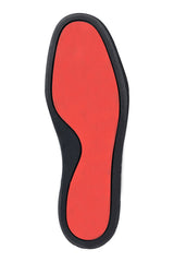 Barabas Men's Red Spike Pattern Design High-Top Luxury Sneakers SH713