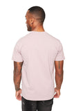 BARABAS Men's Solid Color V-neck T-shirts VTV216 Purple